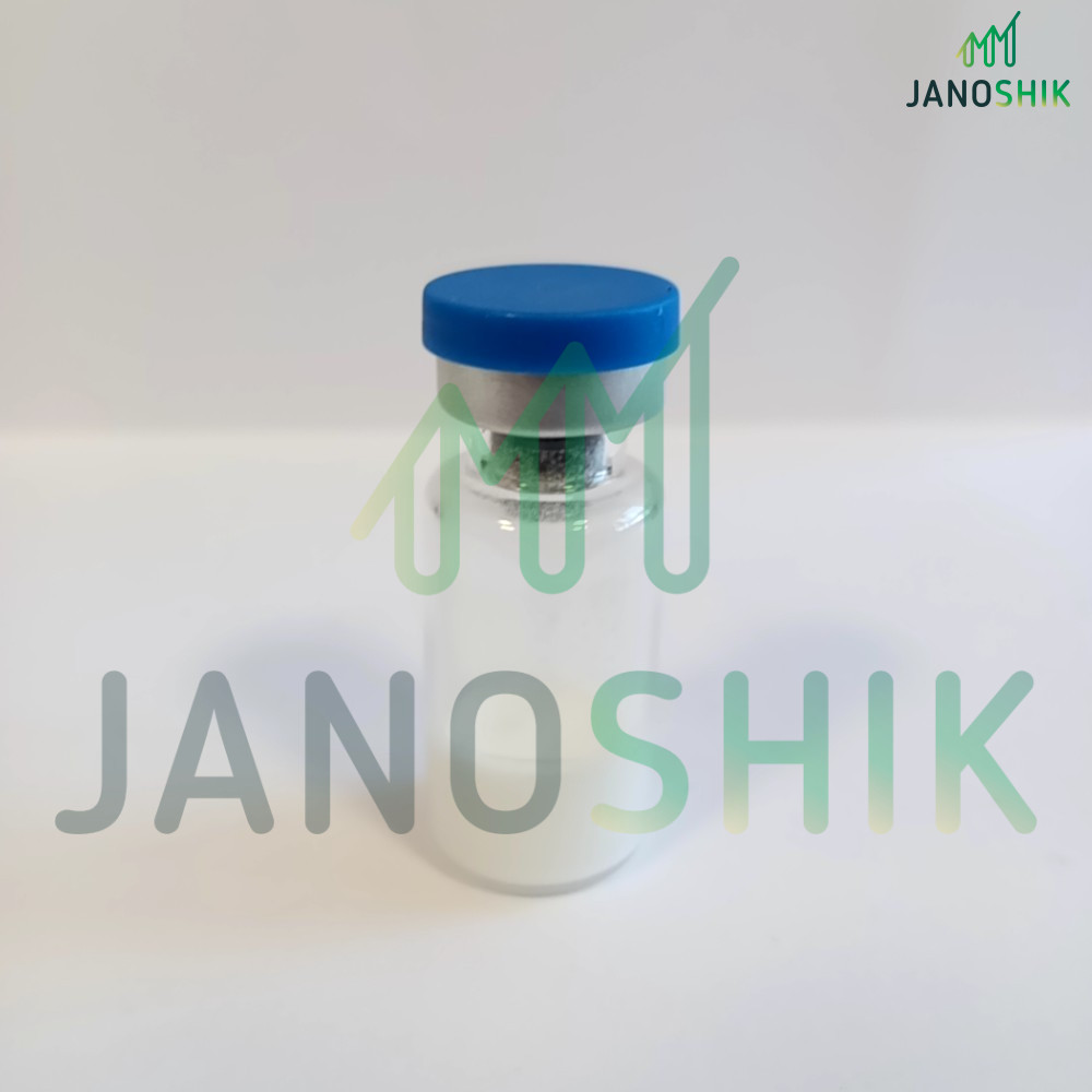 Vial photographed with Janoshik test 105094